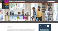 Desktop Screenshot of essexcountyarts.org